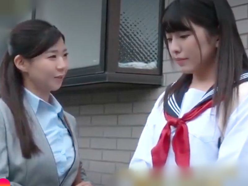 ［百合遊び/制服JK］やだぁお膣…御汁止まらない！巨大な双頭ティルドでポルチオ責められた小娘が終らない卑猥交尾に溺れるぜWWWWWW